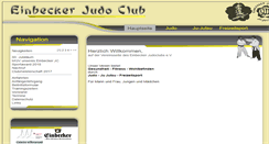 Desktop Screenshot of judo-club.einbeck-online.de